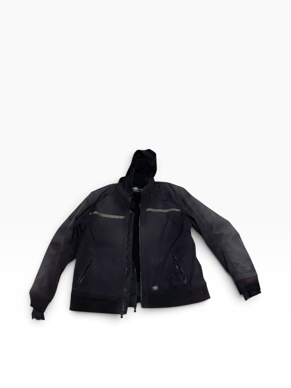 Harley-Davidson Black 3 in 1  Performance Hooded Jacket with Reflective Trim